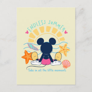 Carte Postale Mickey Mouse Été sans fin