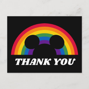 Carte Postale Mickey Rainbow   MERCI