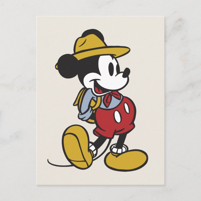 Carte Postale Mickey Souris| Mickey extérieur (Devant)