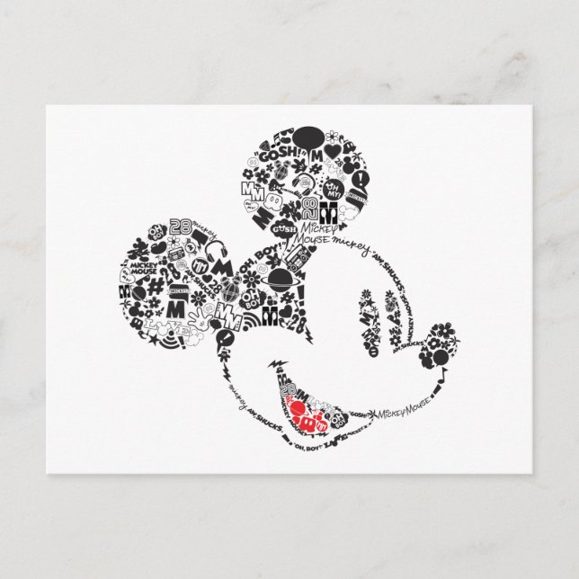 Carte Postale Mickey tendance | Icônes et expressions (Devant)