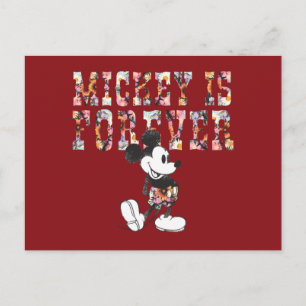 Carte Postale Mickey tendance Pour toujours