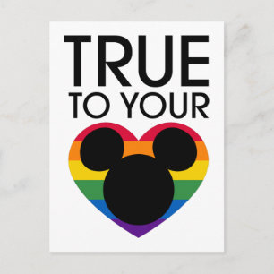 Carte Postale Mickey True to Your Heart