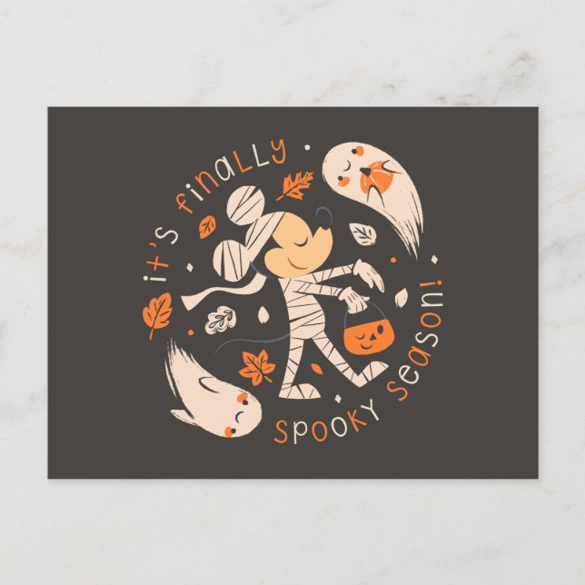 Carte Postale Mickey's Mummy Magic : Éffrayant Season Fun (Devant)