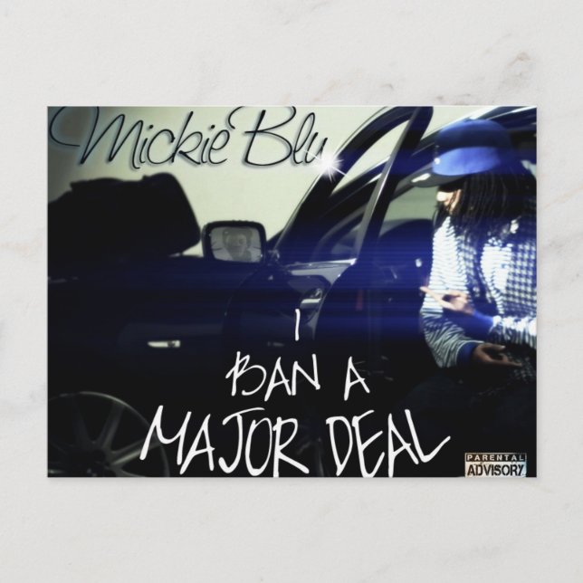 CARTE POSTALE MICKIE BLU (Devant)