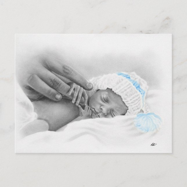 Carte postale Micro-bébé (Devant)