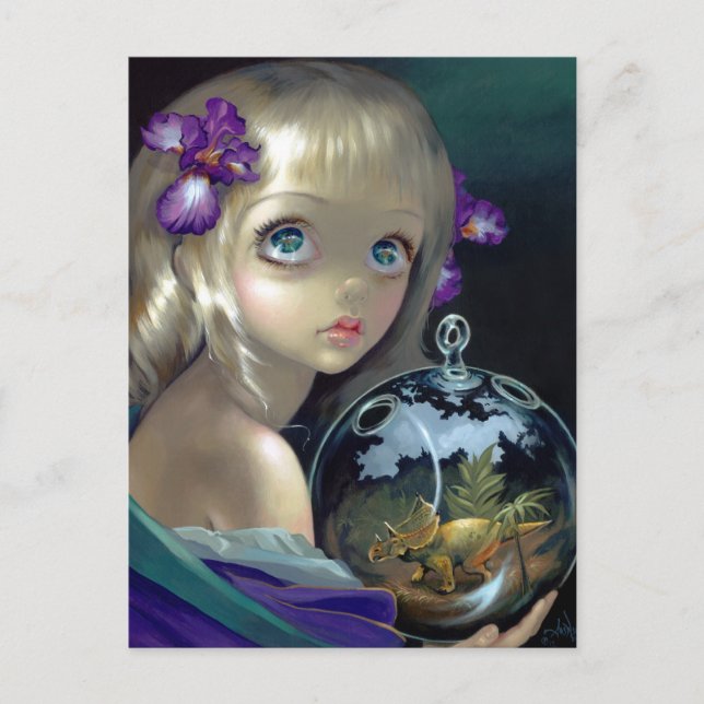 Carte postale "Microcosme : Tricératops" (Devant)