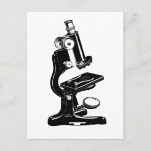 Carte Postale Microscope