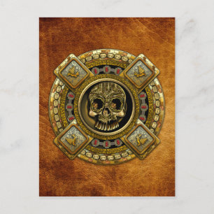 Carte Postale Mictlantecuhtli - Dieu de la mort aztèque