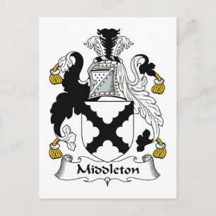 Carte Postale Middleton Family Crest