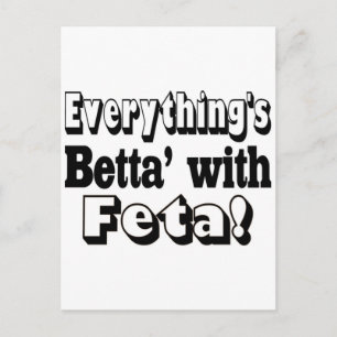 Carte Postale Mieux avec Feta