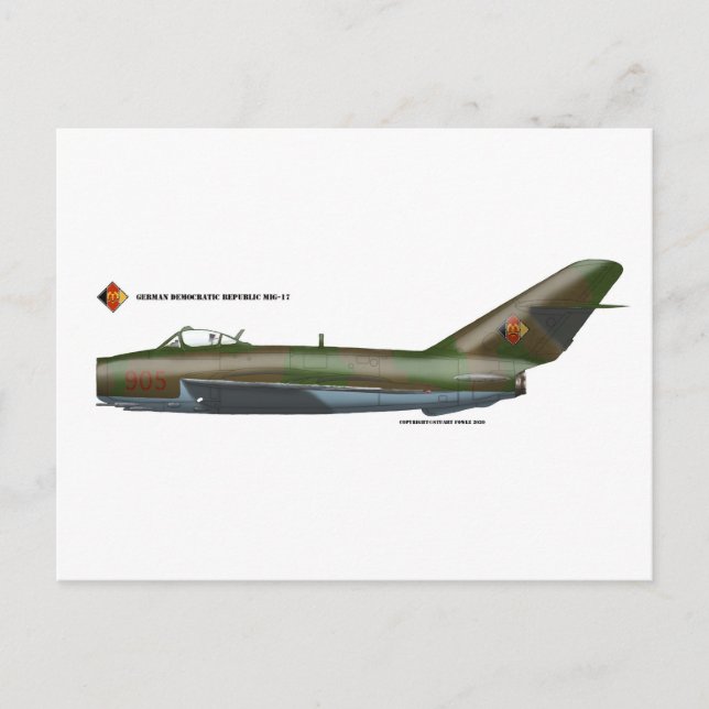 Carte Postale MiG17 (Devant)