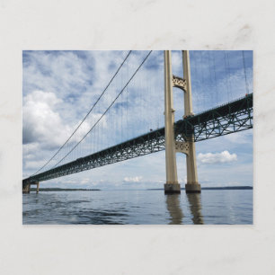 Carte Postale Mighty Mac, Mackinac Suspension Bridge, Michigan