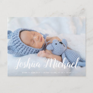 Carte Postale mignon bébé garçon photo