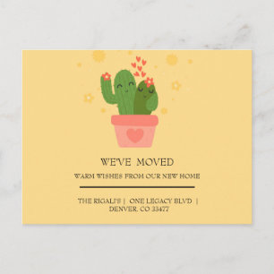 Carte Postale mignon Cactus déménagement à domicile