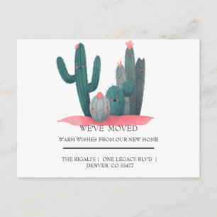 Carte Postale mignon Cactus déménagement à domicile