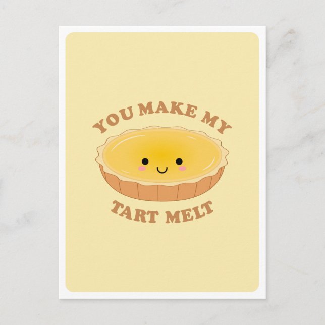 Carte Postale Mignon Citation de Citation d'Amour de Tartelettes (Devant)