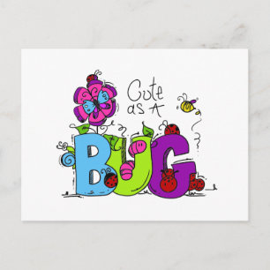 Carte Postale Mignon comme insecte
