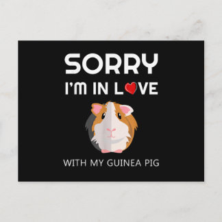 Carte Postale Mignon Drôle Wheek - Propriétaire de Cochon d'Inde