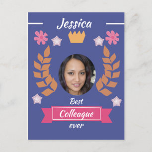 Carte Postale mignon meilleur collègue jamais meilleur collègue