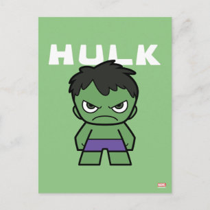 Carte Postale Mignon Mini Hulk