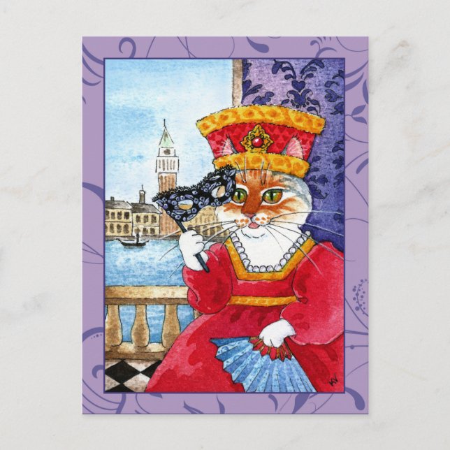 Carte postale mignonne de carnaval ou de (Devant)