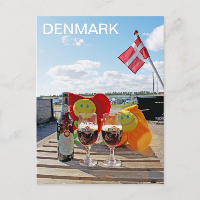 Carte postale mignonne du Danemark. (Devant)