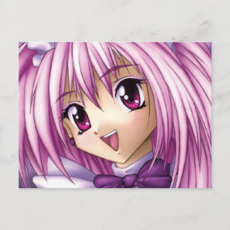 Carte Postale Mignonne fille Anime