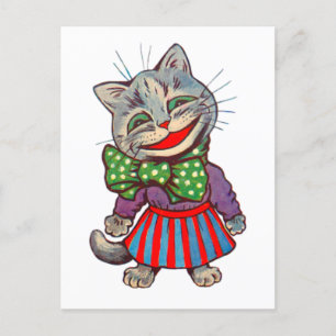 Carte Postale Mignonne Mignonne Smiling Retro années 1930 Mascot