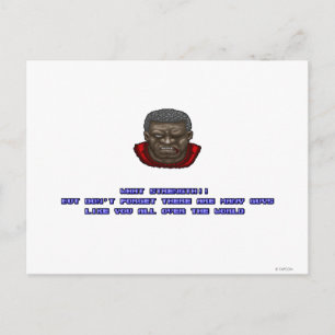 Carte Postale Mike KO'ed