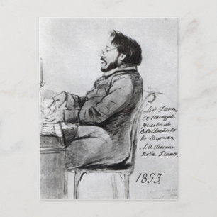 Carte Postale Mikhaïl Glinka, 1853