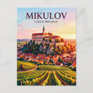 Carte Postale Mikulov République tchèque
