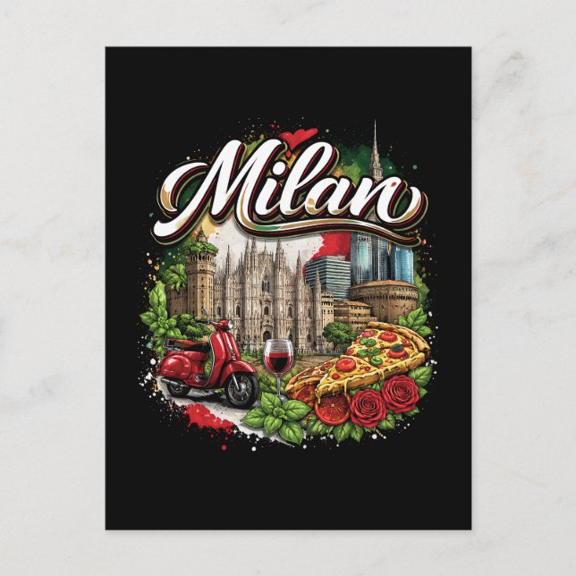 Carte Postale Milan (Devant)