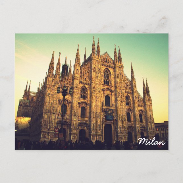 Carte Postale Milan, Italie (Devant)