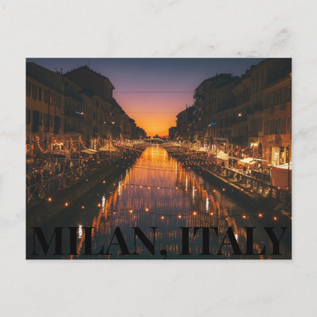 Carte postale Milan, Italie (Devant)