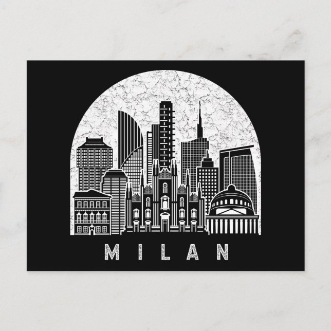 Carte Postale Milan Italy (Devant)