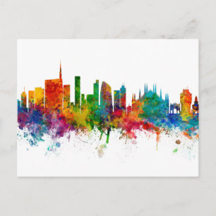 Carte Postale Milan Italy