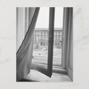 Carte Postale Milano Italie, vue depuis La Scala Opera Window