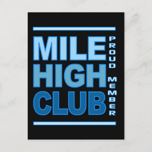 Carte postale Mile High Club