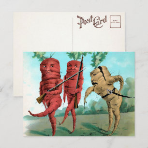 Carte postale militaire du Carotte victorienne