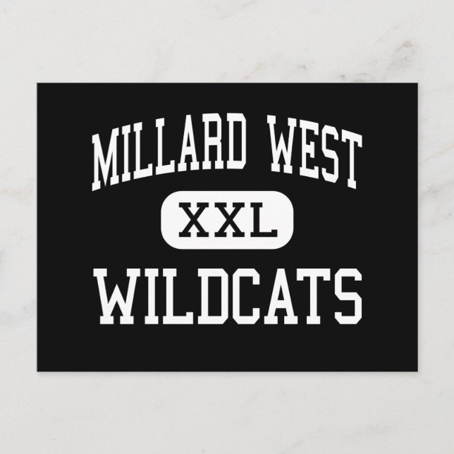 Carte Postale Millard West - Wildcats - High - Omaha Nebraska (Devant)
