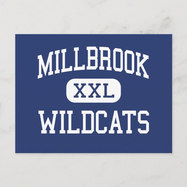 Carte Postale Millbrook - Wildcats - High - Raleigh (Devant)