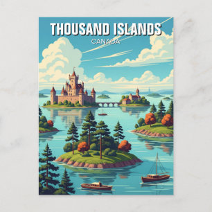 Carte Postale Mille Îles Ontario Canada