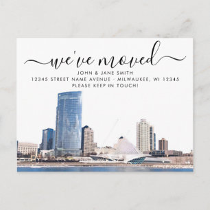 Carte postale Milwaukee Moving Faire-part
