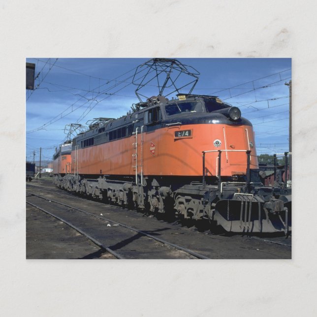 Carte Postale Milwaukee Road boxcab, électrique (Devant)