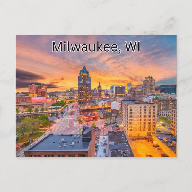Carte postale Milwaukee WI Travel (Devant)