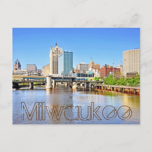 Carte Postale Milwaukee, Wisconsin, États-Unis (Devant)