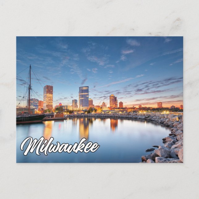 Carte Postale Milwaukee, Wisconsin, États-Unis (Devant)