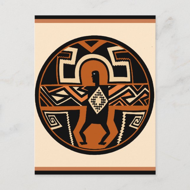 Carte Postale Mimbres Warrior (Devant)