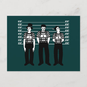 Carte Postale Mimes criminels