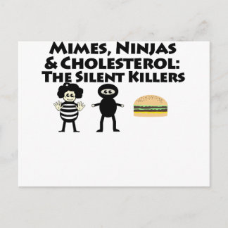 Carte Postale Mimes, Nijas et cholestérol